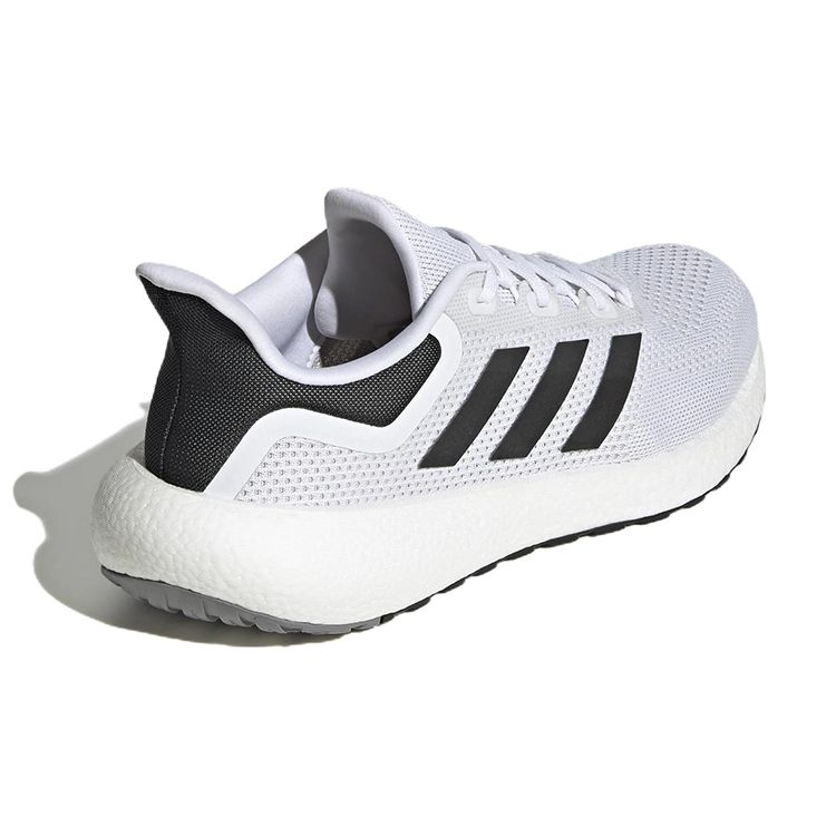 adidas PureBoost Jet White Black Unisex Sneakers Footwear-White Core-Black Grey-Three GW8587