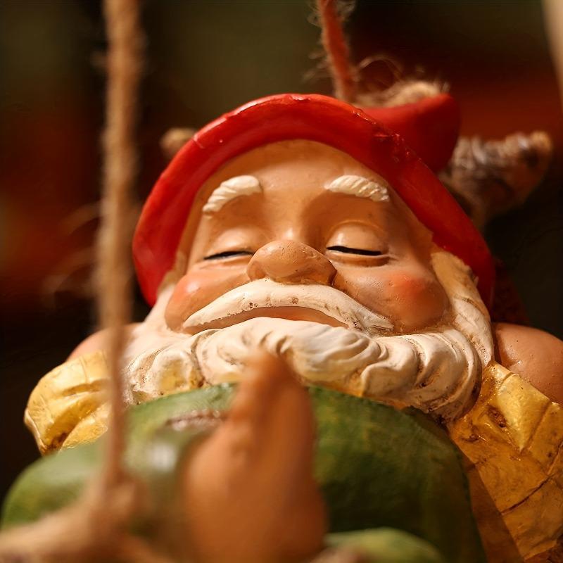 Outdoor Garten Nikolaus Dekorationen, Gartentierfiguren, Harz Handwerksornamente, Hund und Frosch Hängeartikel