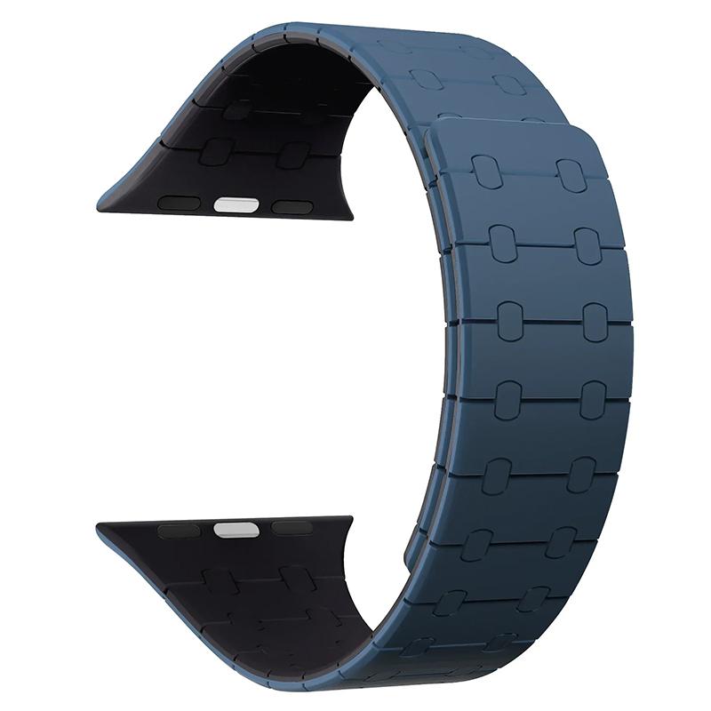 Silicone Magnetic Strap for Apple Watch Band Ultra 2 49mm 44mm 40mm S10 46mm 42mm 41mm 45mm Bracelet IWatch Series 9 8 7 6 SE 5