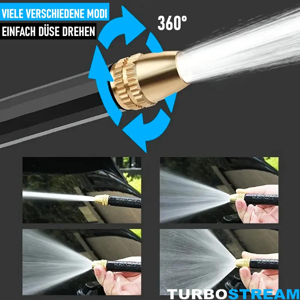 TURBOSTREAM High Pressure Hand Shower Car Water Gun Garden Shower Hose Sprayer