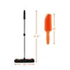 Pet Hair Removal Mop With Stainless Steel Head For Hard Floors And Carpets