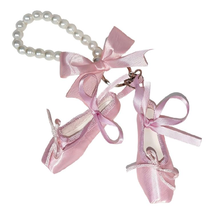 

Versatile Adjustable Lanyard for Phone Cameras Small Gadgets Ballet Pearls Decoration Fashionable Carrying Solution фиолетовый