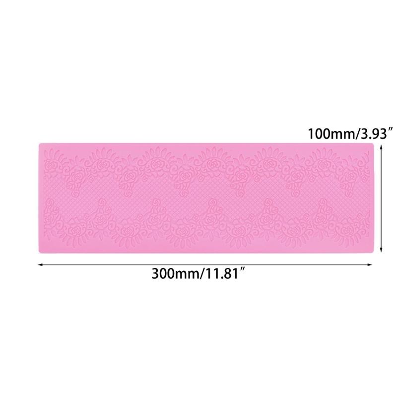 Neuartige Spitzenmatte Silikonform Hochzeitstorte Dekorationswerkzeuge Zucker Backen Spitzenform Küche Schokoladenbedarf Handwerk