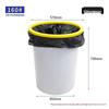 Large Capacity Thick Round Plastic Trash Can for Commercial Kitchens, Catering, Classrooms, Hotels, and Sanitation