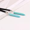 Bohemian Style Leather Sweater Chain Necklace for Women Turquoise Stone Pendant Long Necklace Boho Jewelry Gift