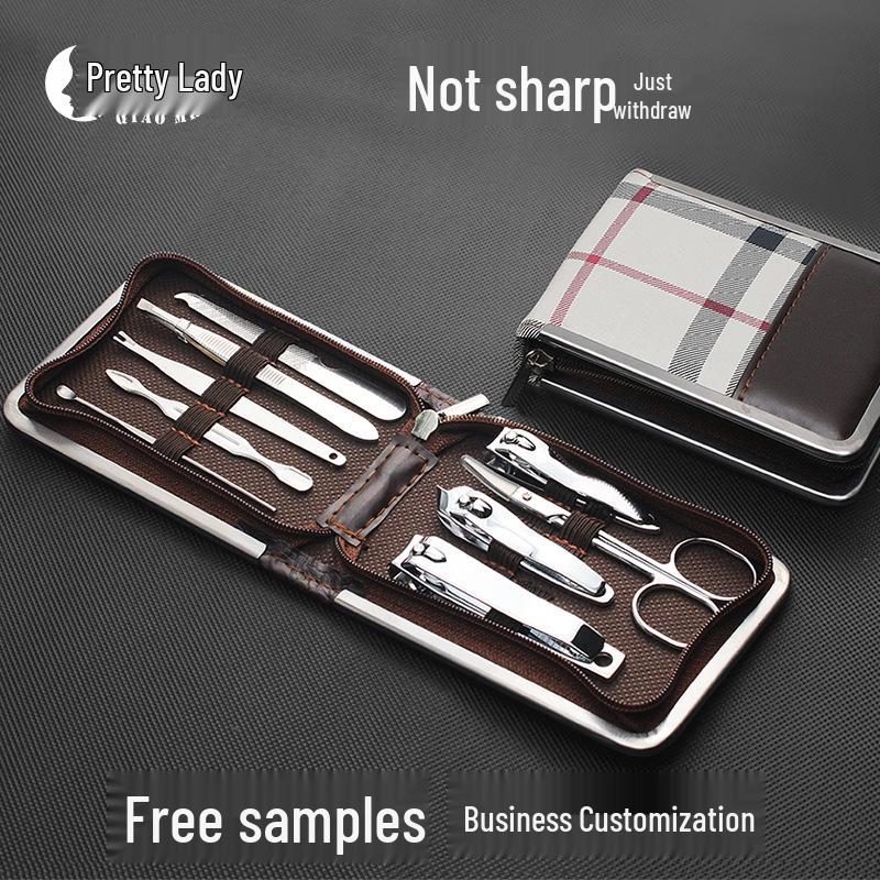 

Zipper 9-Piece Manicure and Nail Clipper Beauty Set