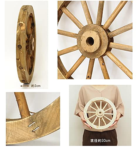 Murataya Sangyo Wood Wheel S White 6323 White (02)