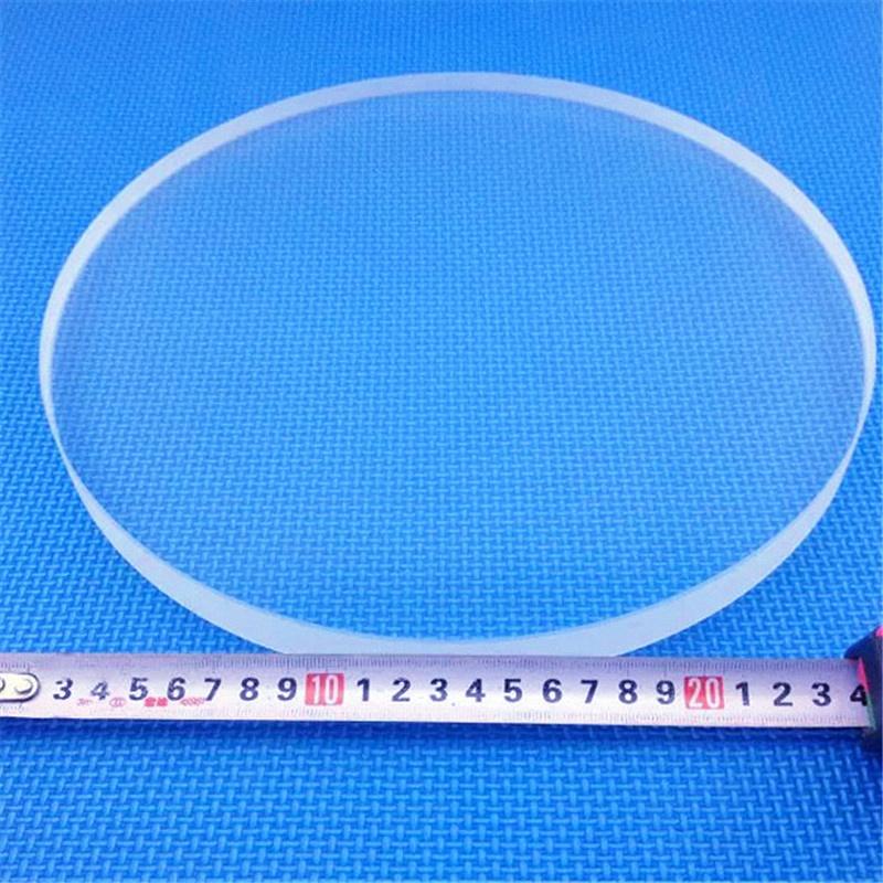 High purity transparent high temperature resistant quartz plate