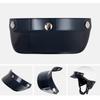 Motorcycle Helmet Sun Shade Protector 3 Snap-Button Retro Open Face Flip Up Down Shield Visor Modified Parts
