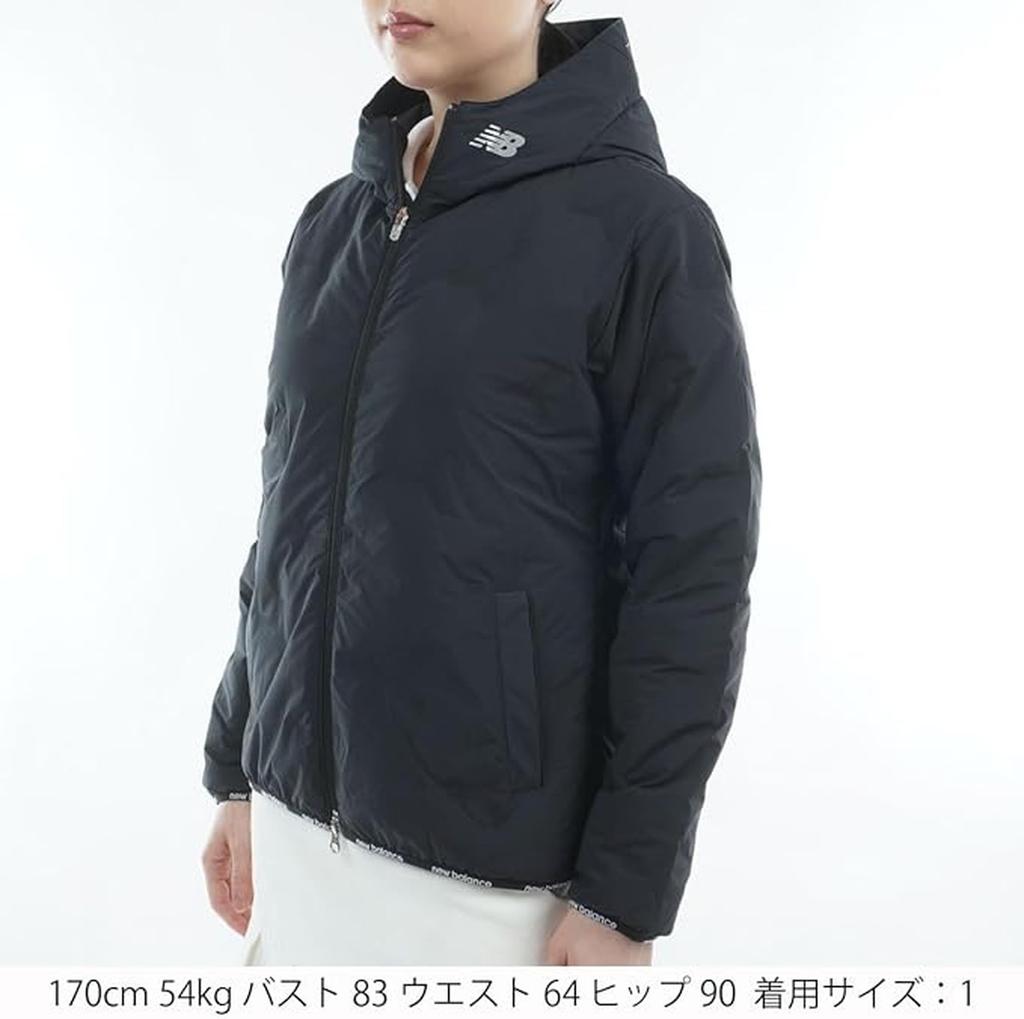 New Balance Down Parka and for Golf 1 Women's Water-Repellent (Stretchable Warm) / 012-5220504 010_Black [M]