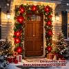 Christmas Wreath Door Hanger Ornament for Holiday Home Decoration