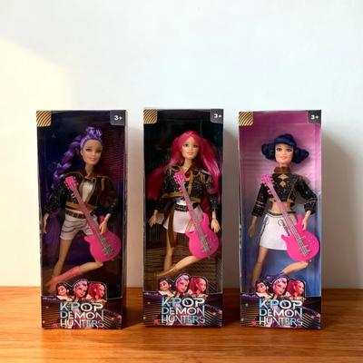 Bestseller K-Pop Łowcy Demonów 30cm Lalka Winylowa - Niespodzianka na Urodziny dla Dziewczynek (Rumi/Mira/Zoe)