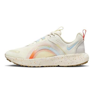 React Escape Run 2 Cushioning Slip Resistant Fabric Leather Shock Absorption Low Top Casual Running Shoes Women Sneaker White Blue DX6128-141