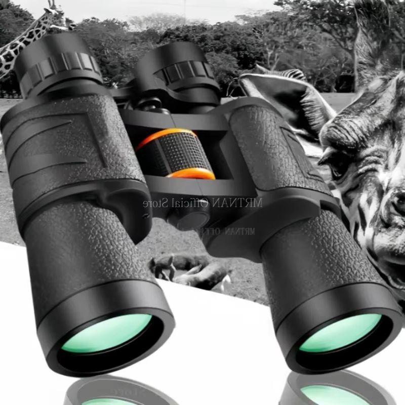 Powerful Telescope 20x50 Professional Binoculars Low Light BAK4-Prism Long Range Binoculars Hunting Camping Equipment