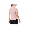 Anta Champion All-Weather Series Solid Color Round Neck Short Sleeve T-Shirt Women Tops Pink 162330102-5