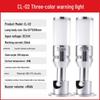 Multi-Tier LED Signal Tower with Foldable 24V Audible and Visual Alarm