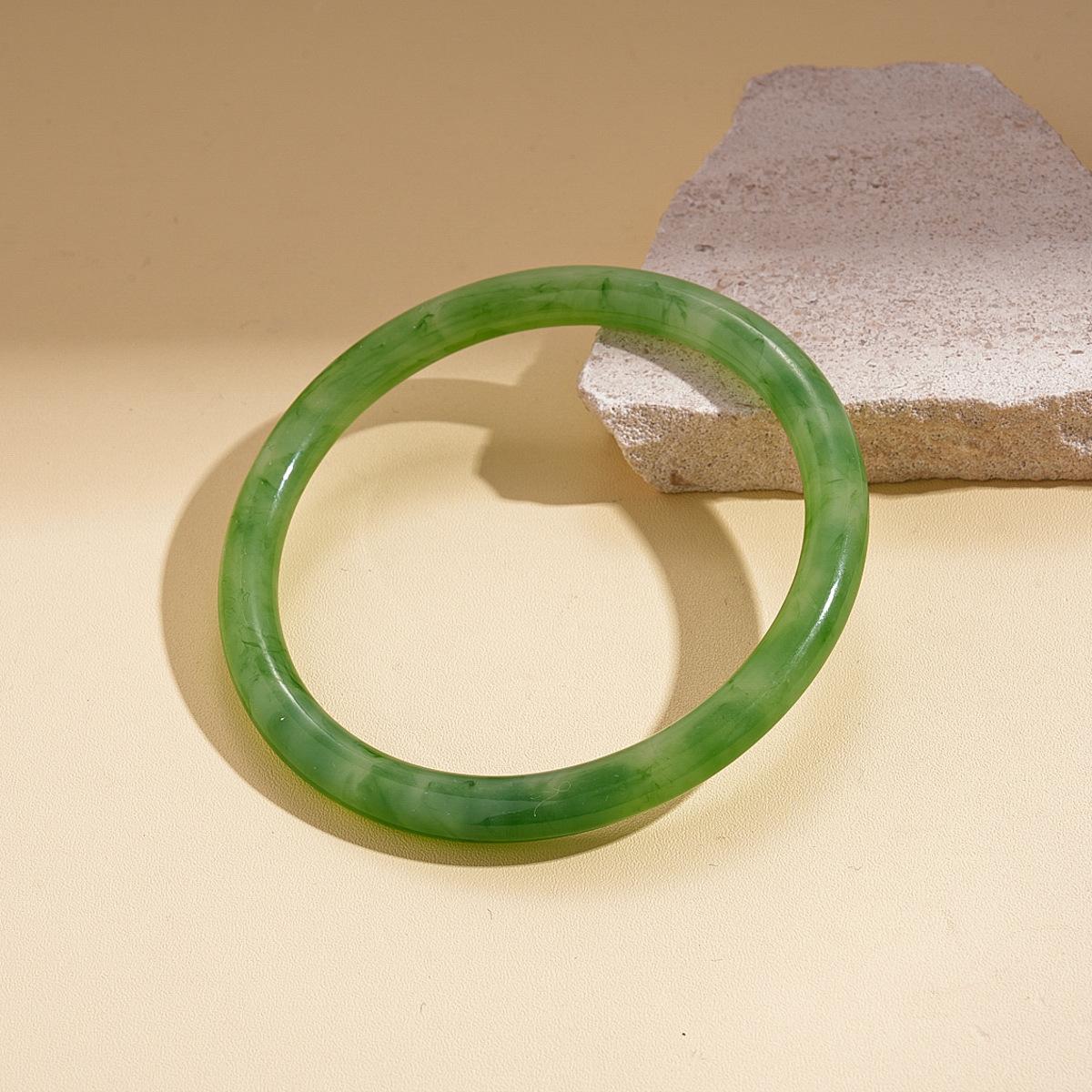 Irregular resin bracelet niche simple retro temperament bracelet personalized fashion design unique jewelry wholesale women