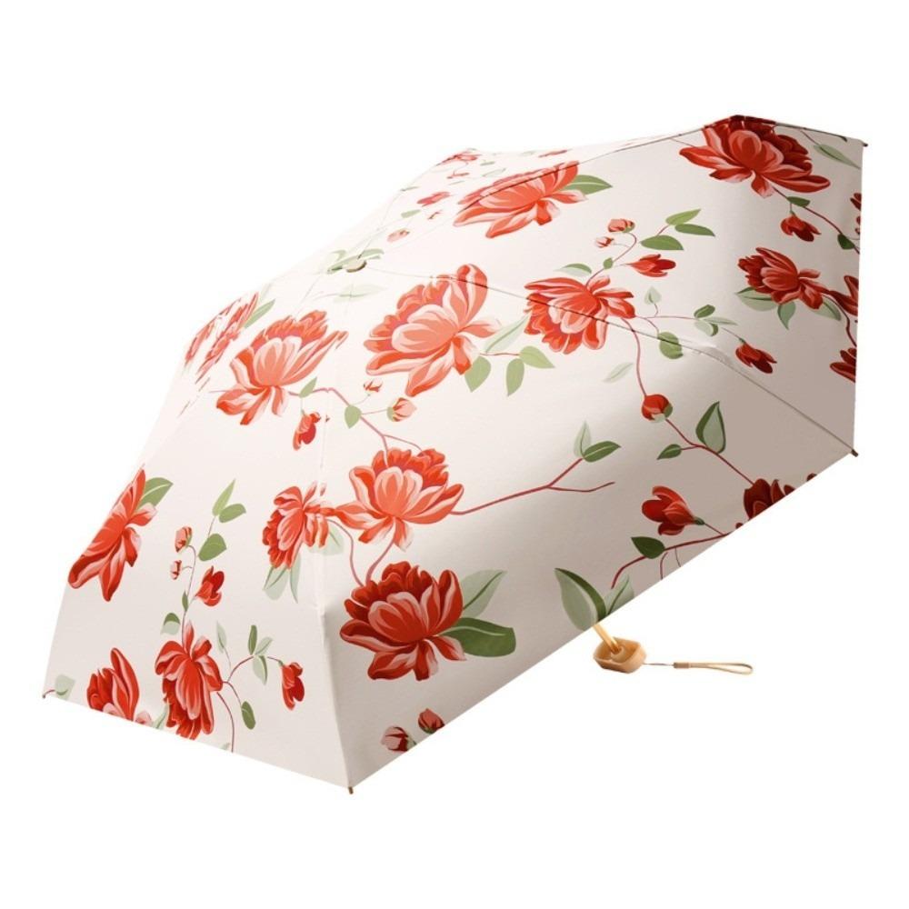 Portable Mini Sun Umbrella Sun Protection Folding Umbrellas Elegant Travel Umbrella  Travel