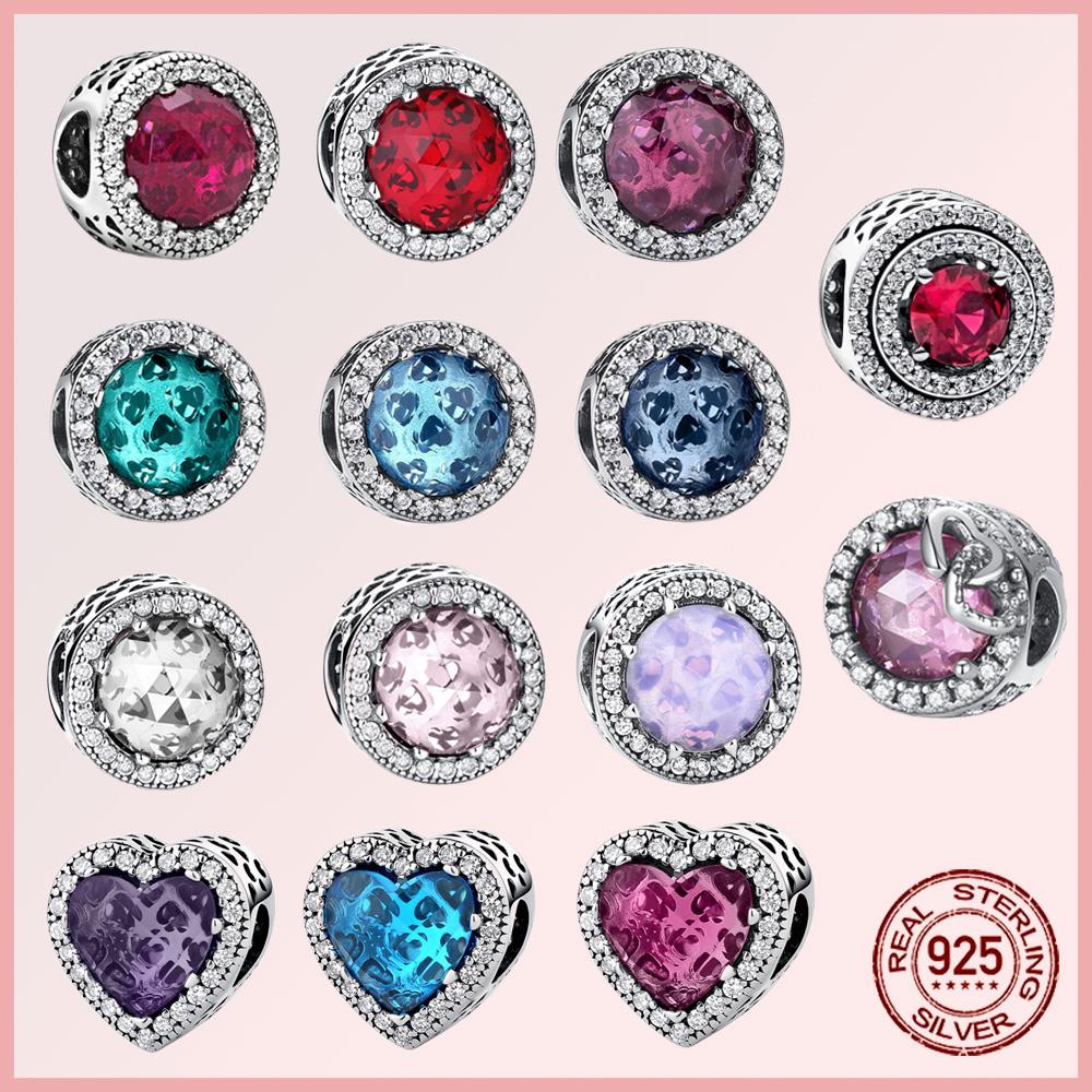 Sparkling Pavé Angel Wings Copper Dangle Charms Fit Original Bracelet Beads Jewelry Gift Diy