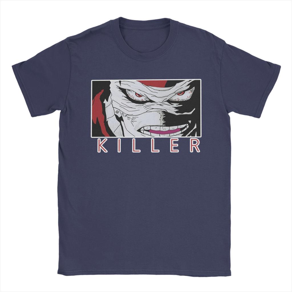 hero killer stain T Shirt for Men Cotton Hipster TShirts Crew Neck  Tees Short Sleeve Tops Plus Size