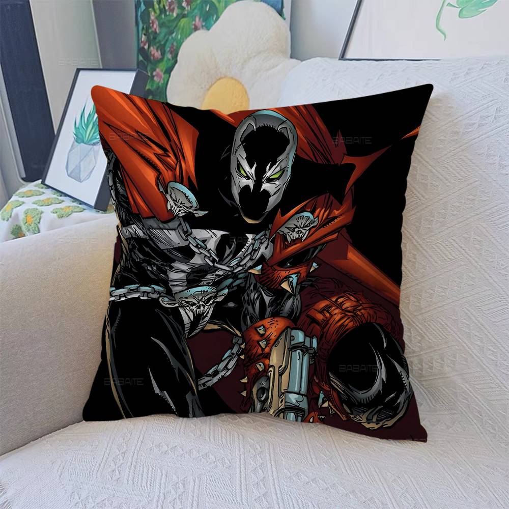 Horror Action Movie S-Spawn Cushion Cover Pillowcase Upholstery Sofa Throw Pillow Home Decor Pillowcas