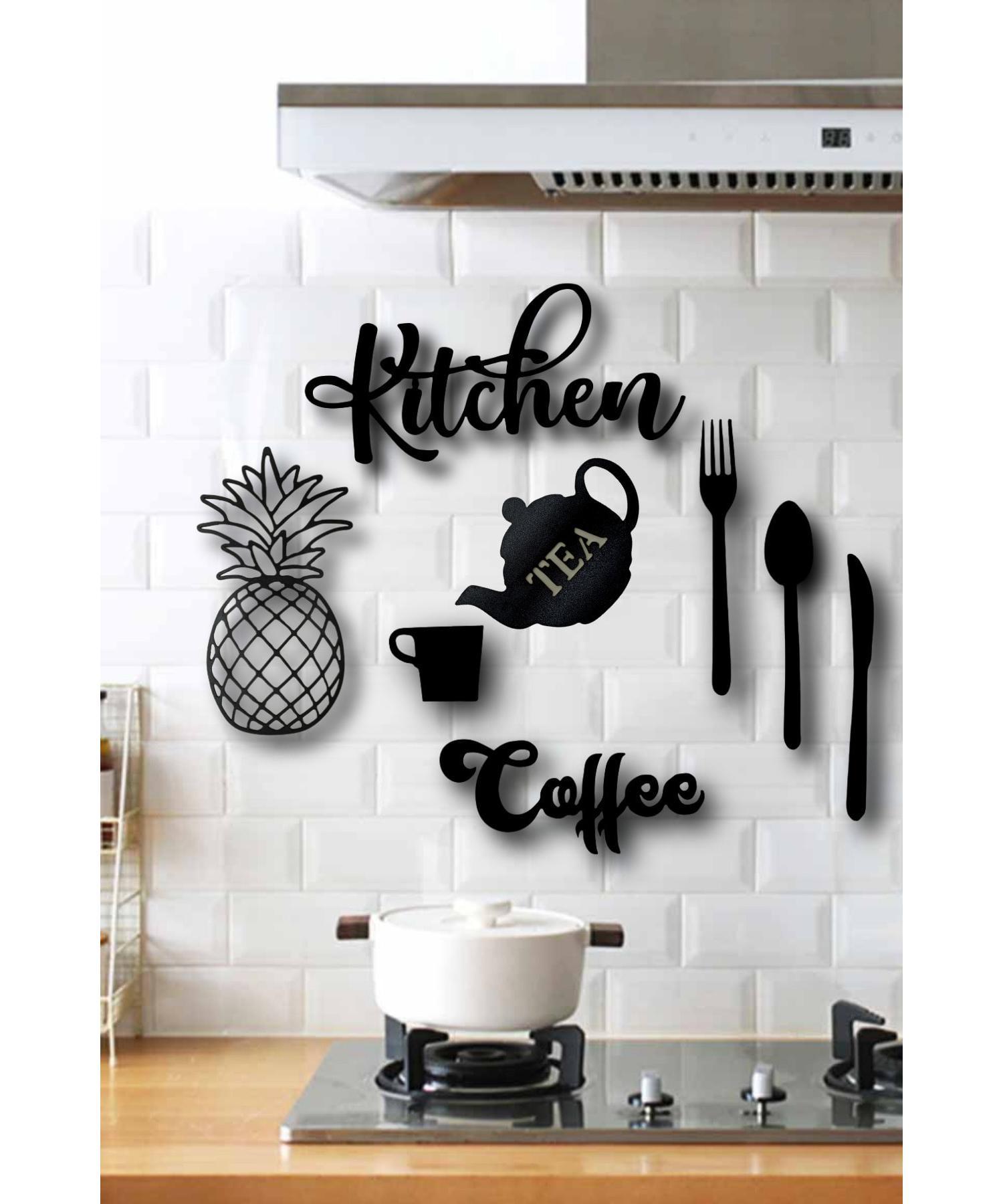 

Концепция кухонной стены 9 предметов