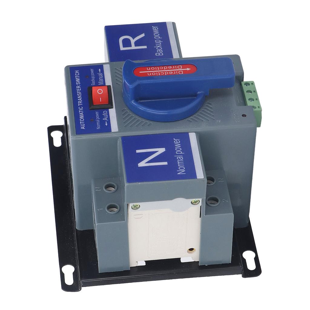Double Power Automatic Transfer Switch 2P CB Type Mini Changeover AC230V for Household PV 63A