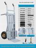 Tiger Car Two-Wheel Flatbed Hand Truck Cart with Large Wheels