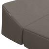 Folding Sofa Bed Light Grey 120 X 60 X 49 Cm Fabric