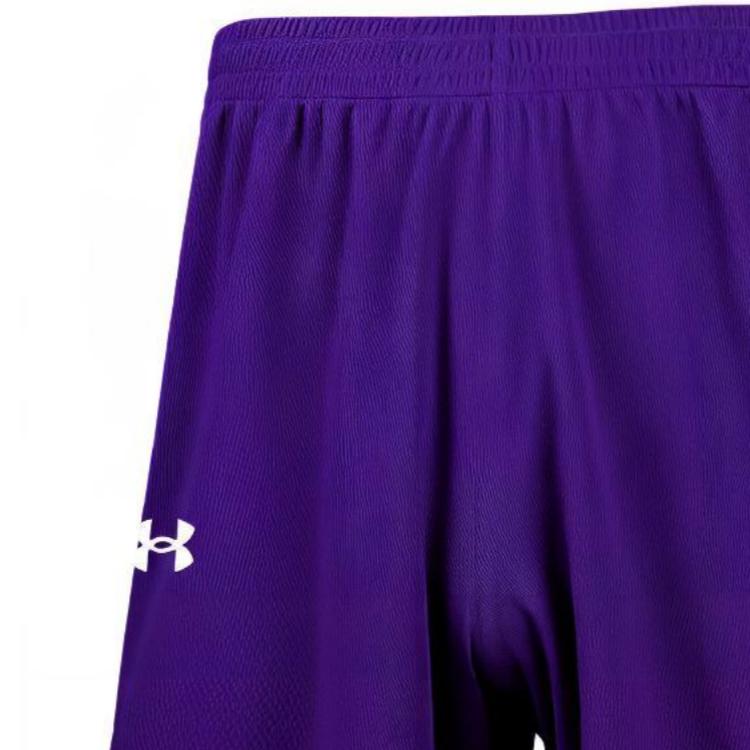 Under Armour Logo Print Basketball Knit Shorts Men Shorts Purple 22500202-500