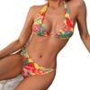 Women's Bikini Swimsuit European and American Sexy Bikini Hot Spring Vacation Women's Floral European and American Style