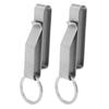 Belt Key Holder Stainless Steel Compact Quick Release Belt Key Clip with Key   for   Law Enforcement