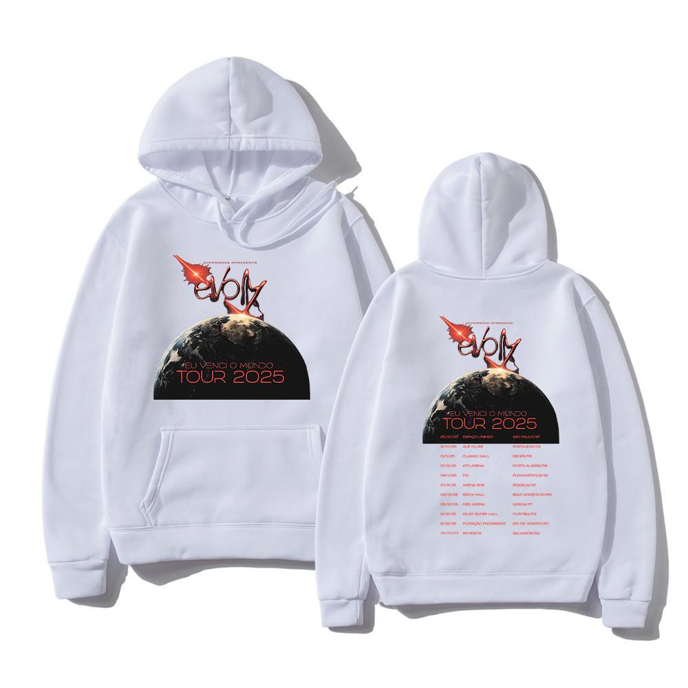 Rapper Veigh EVOM Tour 2025 Hoodie New Fashion Men/women Hoodies Harajuku Winter Clothes Pullover Sweatshirt Vintage