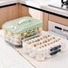 Durable PP Multi Layer Freezer Box Practical Multi Layer Fridge Storage Container For Home And Office Refrigerators