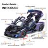 1/24 McLaren Senna Spray Sports Car Model Simulation Sound and Light Car Model Ornament Boy Gift Halloween Toys