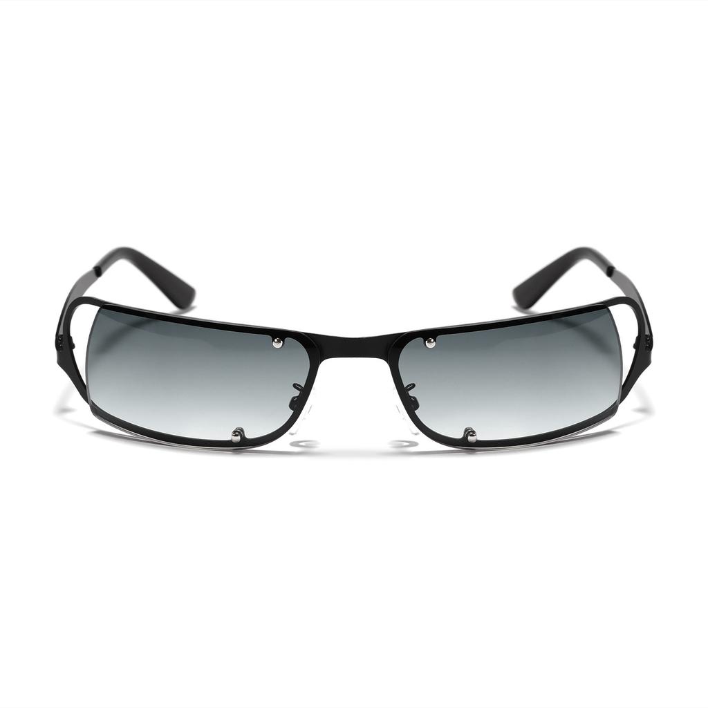 Metal Glasses Men'S Future Wind Sunglasses Women'S Hollow Rivet Square 9310 Sunglasses