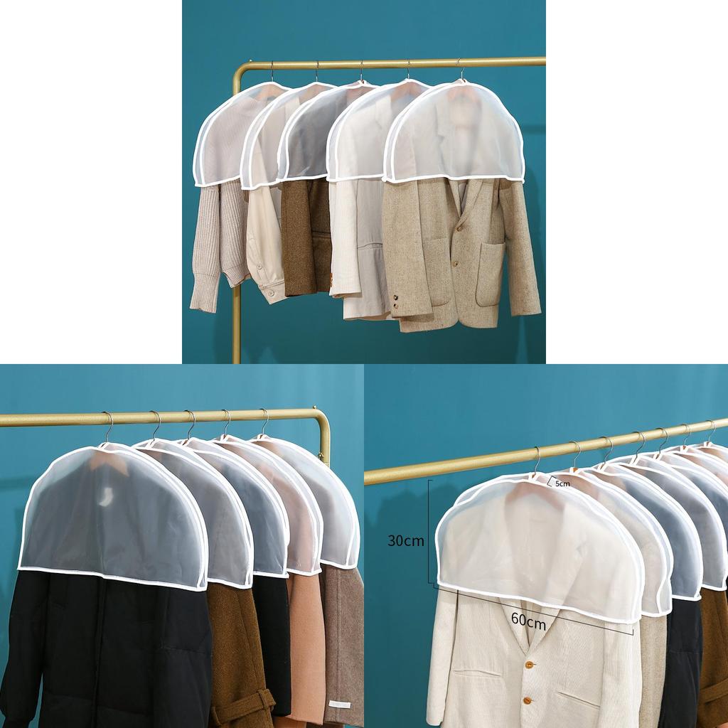 Peva Clothing Dust Cover For Wardrobe With Waterproof Protection For Indoor Storage