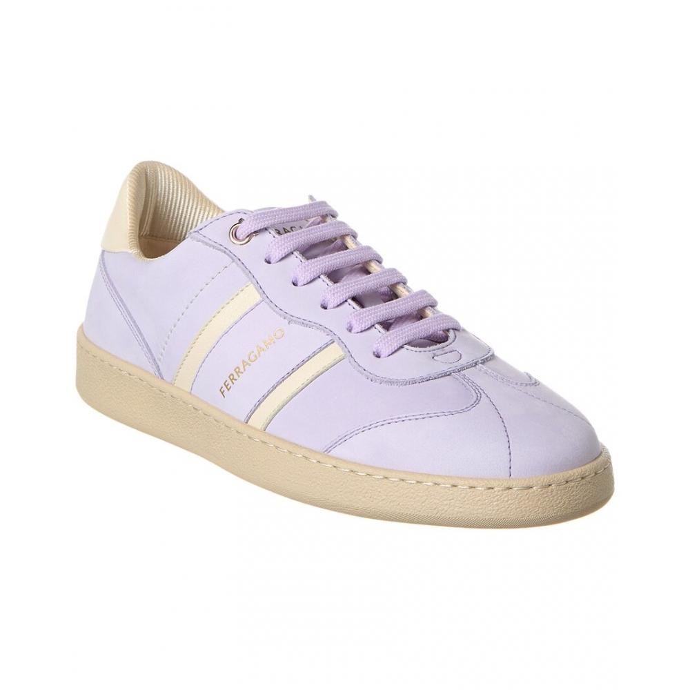 

Salvatore Ferragamo Ferragamo Achille Leather Sneaker Purple US 6.5/Regular