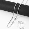 European & American Twist Chain Luxury Titanium Steel Clavicle Necklace