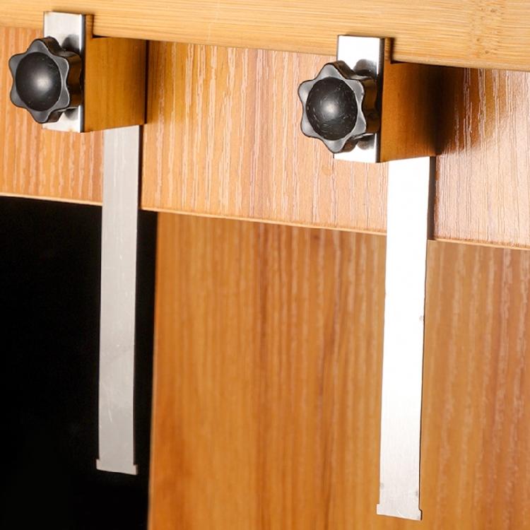 Fissaggio di Posizionamento per Pannello Cassetto Multiuso Morsetto Regolabile Fermo Regolabile Strumento in Acciaio Montaggi Senza Attrezzi