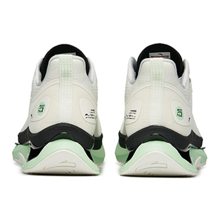 Anta Nitrogen Technology Cushioning Speed Sports Shoes Men Running Shoes White Green 112225680A-1