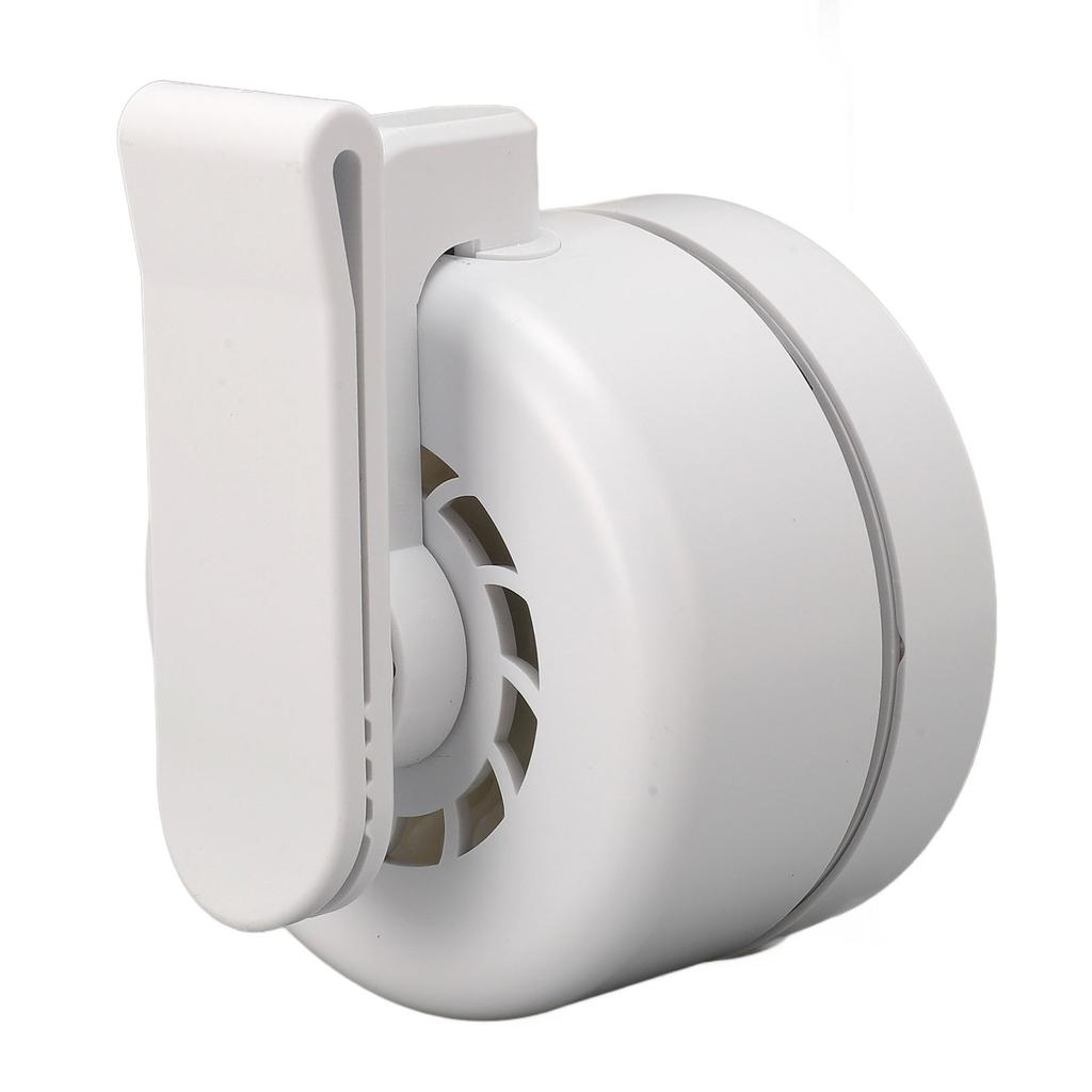 Mini Waist Fan 3 Speed Rechargeable Strong Wind Portable Outdoor Waist Clip Fan for Travel Hiking Exercise