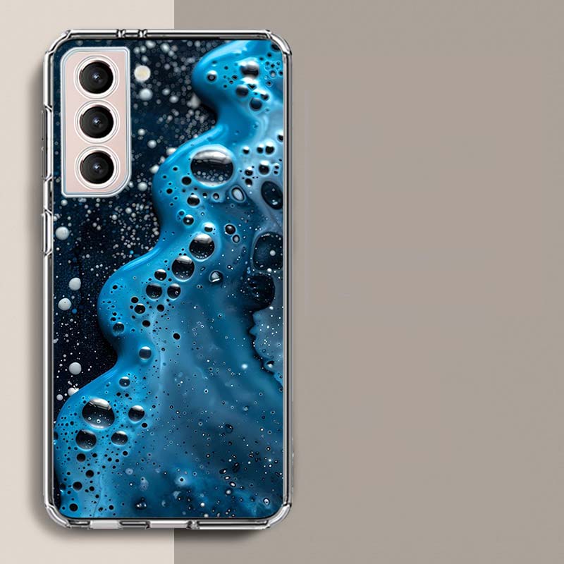 

Foam Bubble Soap a Little Emotion Phone Case For Samsung Galaxy S25 Edge S24 S23 FE S21 S20 S10 Plus S22 S26 Ultra Cover Clear C Samsung S21