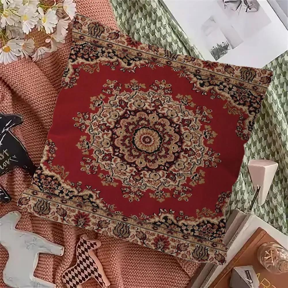 

Home Decor Exquisite Ethnic Pattern Digital Print Pillowcases Pattern Cushion Cover Suitable for Sofa Bedroom Car Pillow Cover 16x16Inch