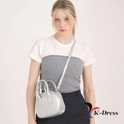 Mini Plum Cross Tote Bag (6color)