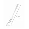 10 Pcs Stainless Steel Two-tine Fork Fruit Fork Set Tableware Multiple Use Snack Cake Dessert Forks Cafeteria Home Flatware
