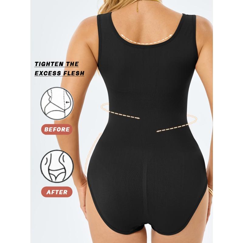 Women's Seamless High Elasticity Shapewear Tummy Control Butt Lifting Sleeveless Body Shaper