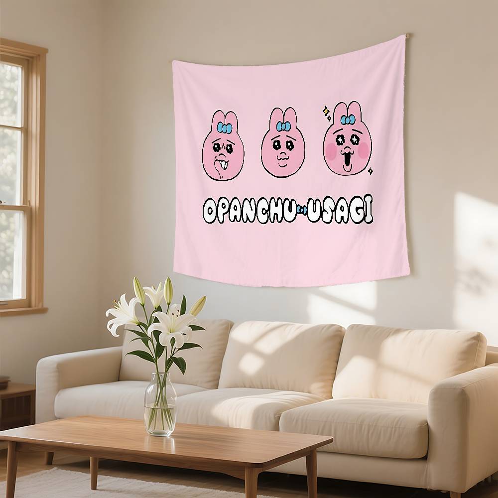 

OOpanchu UUsagi Cartoon Tapestry Customizable Tapestries Of Various Styleswall Hangings Celebrity Photo Printing wall Hanging 74x94cm(29x37in)