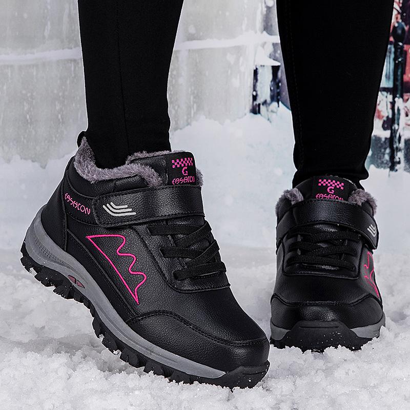 Autumn/Winter Men's Plel Warm Cotton Shoe Large -sized Outdoor Fight Slip -resistant Elderly Cotton Shoe