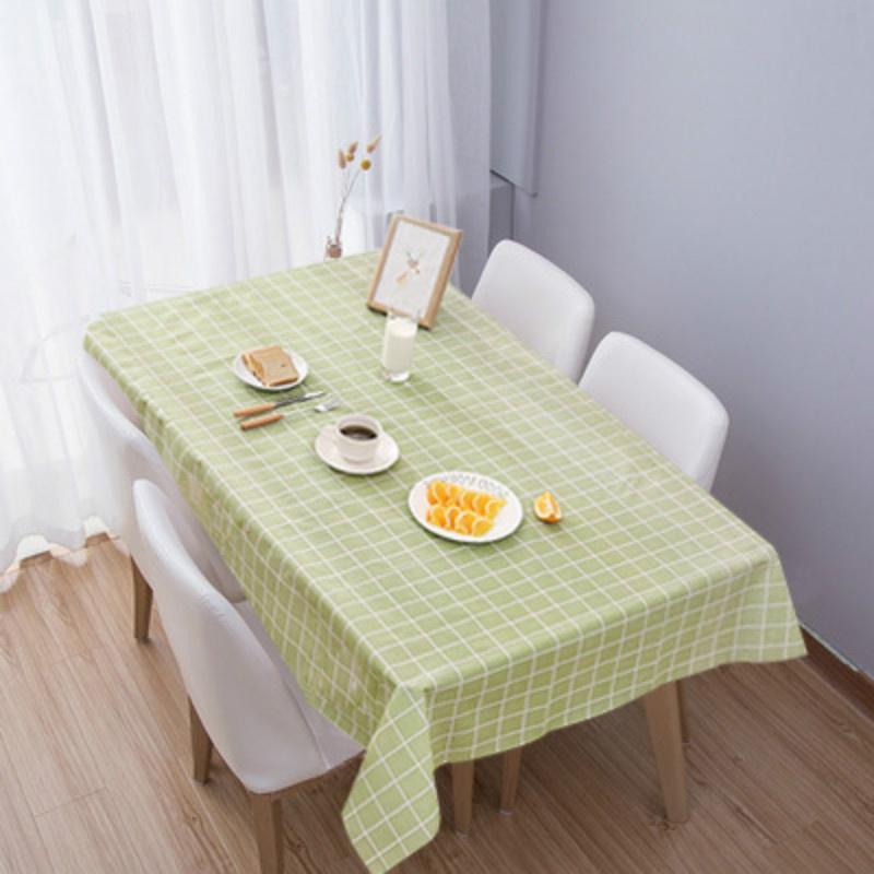 1PCS Home Waterproof Tablecloth Easy To Clean The Living Room Table Oil-proof Anti-scalding PVC Table Cloth